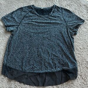 Lululemon Open back Mesh shirt